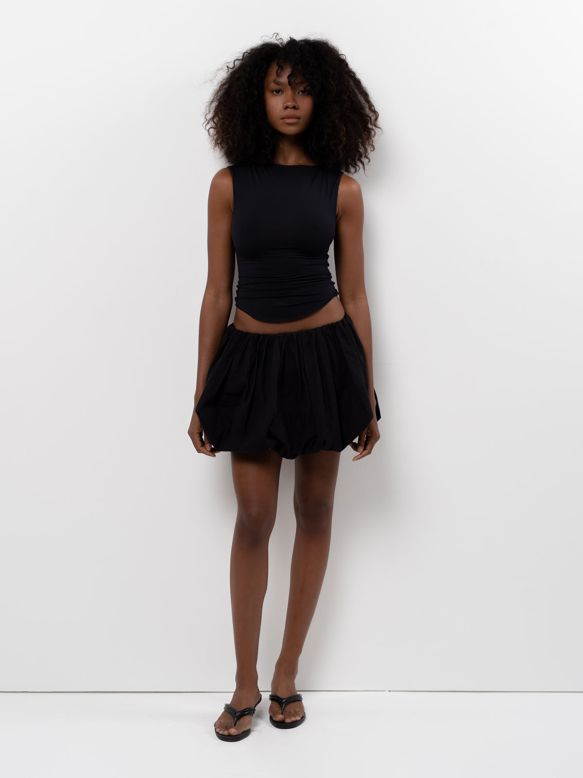 Balloon Skirt - Black – BELLE