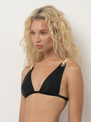 Alara Top - Black & Banana