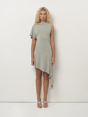 Plume Dress – Silver