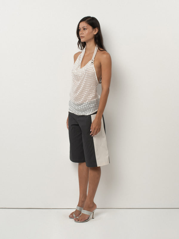 Paneles Short - Charcoal Stripe