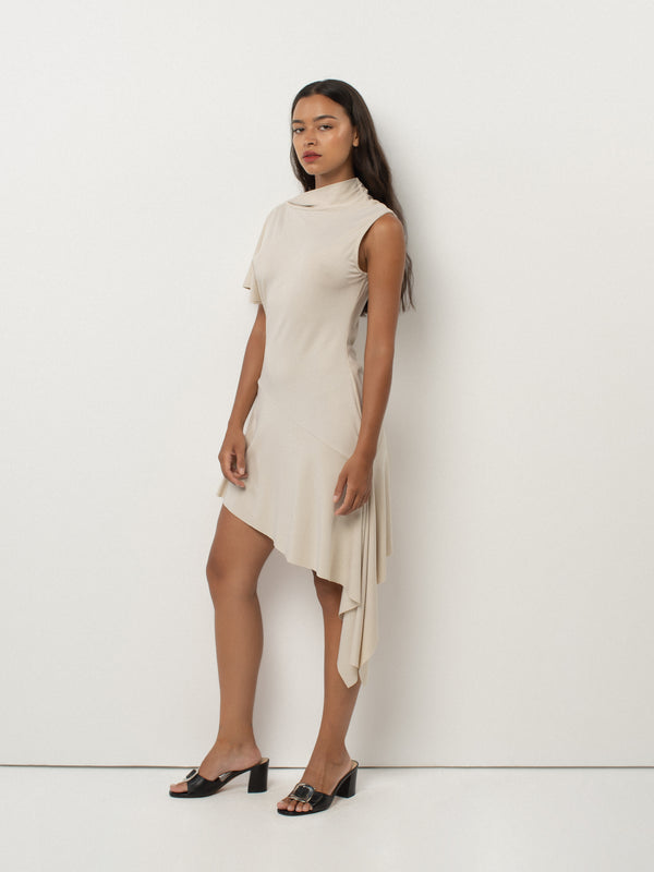 Plume Dress – Cream