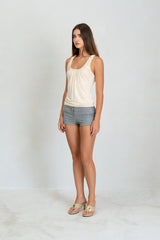 Petal Top - Cream