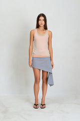 Karo Skirt - Grey