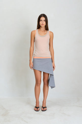 Karo Skirt - Grey