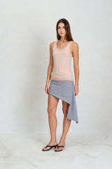 Karo Skirt - Grey