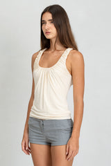 Petal Top - Cream