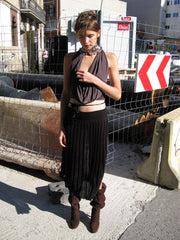 Riona Knit Skirt – Black